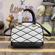 Fortok Louis Vuitton Alma BB Bag White&Black M23761 23.5x17.5x11.5cm - 3