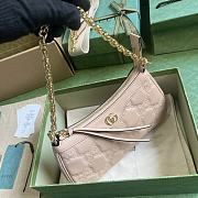 Fortok Gucci GG Matelasse Shoulder Bag Roise Beige 25x15x8cm - 3