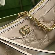 Fortok Gucci GG Matelasse Shoulder Bag Roise Beige 25x15x8cm - 5
