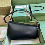 Fortok Gucci Horsebit 1955 Mini Shoulder Bag Black 764155 26.5x10.5x4cm - 5