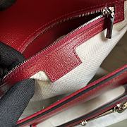 Fortok Gucci Horsebit 1955 Mini Shoulder Bag Red 764155 26.5x10.5x4cm - 5