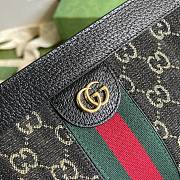 Fortok Gucci Ophidia Chain-Strap Shoulder Bag Denim Black 503877 26x17x8cm - 3