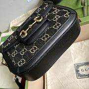 Fortok Gucci GG Demin Dionysus Bag Black Denim 421970 20x15.5x5cm - 5