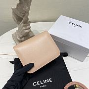 Fortok Celine Lambskin Box Bag in Light Pink 18.5x15.5x6cm - 2