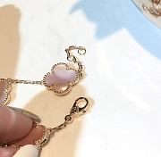 Fortok Van Cleef & Arpels Alhambra Bracelet Light Pink 5 Motifs - 3