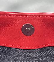 Fortok Prada Cleo Brushed Leather Hobo Bag In Red 27×19×5cm - 6