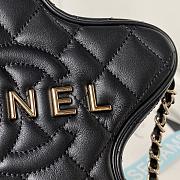 Fortok Chanel Star Handbag Satin & Gold-tone Metal Black 22.5×22.5×6cm - 4