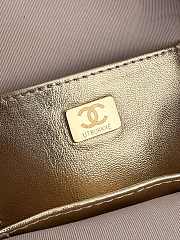 Fortok Chanel Star Handbag Metallic Lambskin & Gold Metal Gold 22.5×22.5×6cm - 4