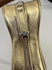 Fortok Chanel Star Handbag Metallic Lambskin & Gold Metal Gold 22.5×22.5×6cm - 6
