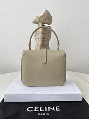Fortok Celine 2023 Tabou Mini Shoulder Bag Beige 10L343 12×16×5cm - 5