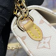 Fortok Louis Vuitton Wallet On Chain Ivy White&Beige M83091 23.5x12x4.3cm - 4