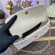 Fortok Louis Vuitton Wallet On Chain Ivy White&Beige M83091 23.5x12x4.3cm - 2
