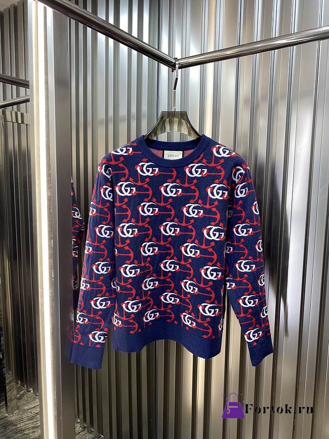 Fortok Gucci Sweater Shirt in Blue - 1