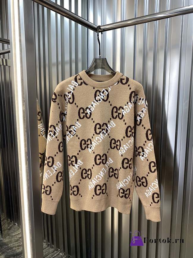 Fortok Gucci Sweater Shirt in Brown  - 1