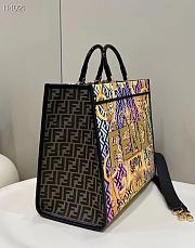 Fortok Fendace Sunshine Medium Canvas Tote Bag 40.5x21.5x35cm - 3