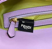 Fortok Fendi Baguette Re-Edition Lilac Beads Bag in Purple 27cm - 3