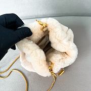 Fortok Prada Shearling Mini Pouch 1BR016 9.5x9x6cm - 5