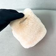 Fortok Prada Shearling Mini Pouch 1BR016 9.5x9x6cm - 4