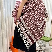 Fortok Dior Scarf in Red 200x45cm - 1