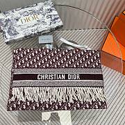 Fortok Dior Scarf in Red 200x45cm - 6