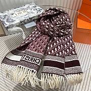 Fortok Dior Scarf in Red 200x45cm - 4
