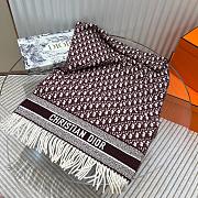 Fortok Dior Scarf in Red 200x45cm - 2