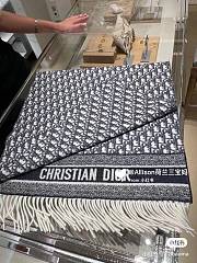 Fortok Dior Scarf in Dark Blue 200x45cm - 3