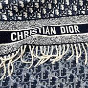 Fortok Dior Scarf in Dark Blue 200x45cm - 2