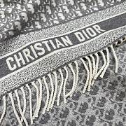 Fortok Dior Scarf in Grey 200x45cm - 2