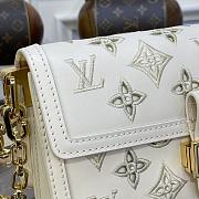 Fortok Louis Vuitton Dauphine East West Bag in Beige M22955 24.5x13.5x9cm - 2