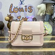 Fortok Louis Vuitton Mini Dauphine MM in Pink M23558 20x15x19cm - 1
