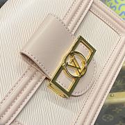 Fortok Louis Vuitton Mini Dauphine MM in Pink M23558 20x15x19cm - 3