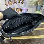 Fortok Louis Vuitton Besace Zippée Black Bag M45214 35x26.5x13cm - 4