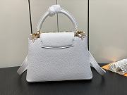 Fortok Louis Vuitton Capucines BB Flower Crown Bag White M23331 27x18x9cm - 3