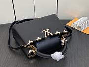 Fortok Louis Vuitton Capucines BB Flower Crown Bag Black M23263 27x18x9cm - 3