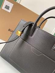 Fortok Burberry Black Frances Mini Grained-leather Shoulder Bag 27x11x20cm - 3