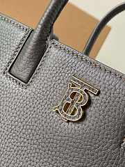 Fortok Burberry Black Frances Mini Grained-leather Shoulder Bag 27x11x20cm - 6