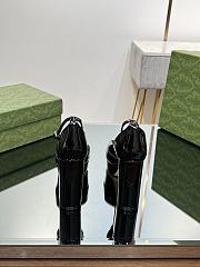 Fortok Gucci Platform Pumps With Double G in Black - 5