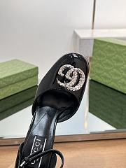 Fortok Gucci Platform Pumps With Double G in Black - 4