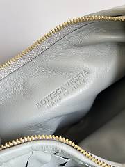 Fortok Bottega Veneta Gemelli Shoulder Bag in Grey/White 24.5x7x19cm - 3