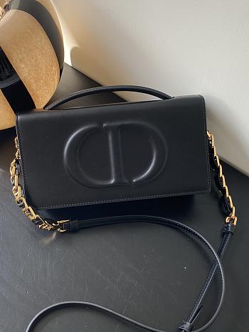 Fortok Dior CD Signature Mini Bag in Black 21x11x5cm