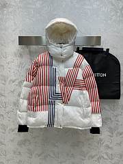 Fortok Louis Vuitton Stripes Puffer Jacket   - 1