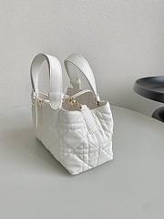 Fortok Dior Toujours Bag in White 23×15×15cm - 2