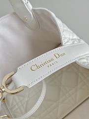 Fortok Dior Toujours Bag in White 23×15×15cm - 3