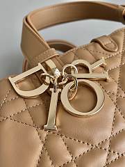 Fortok Dior Toujours Bag in Brown 23×15×15cm - 5