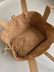 Fortok Dior Toujours Bag in Brown 23×15×15cm - 6