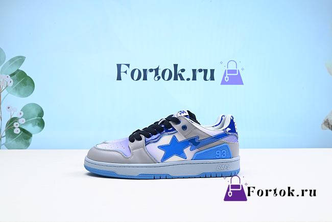 Fortok Bape A Bathing Sneakers Blue 1Q701090024 - 1