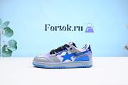 Fortok Bape A Bathing Sneakers Blue 1Q701090024 - 1