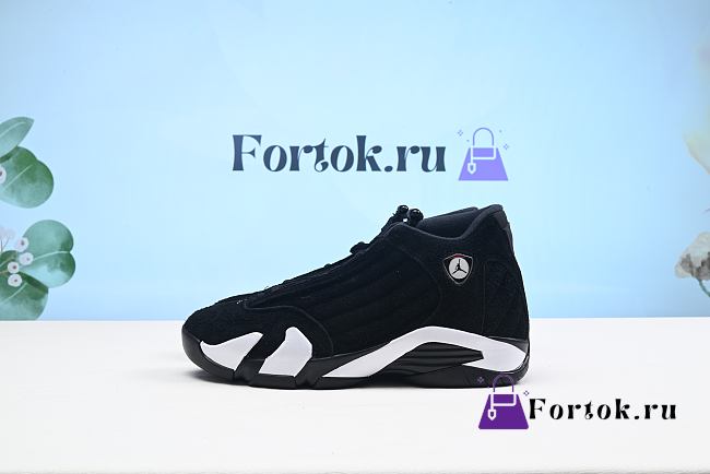 Fortok Air Jordan 14-487471-016 “Black/White” Sneakers  - 1