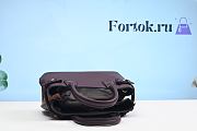 Fortok Burberry Banner Bag in Burgundy 27cm - 5